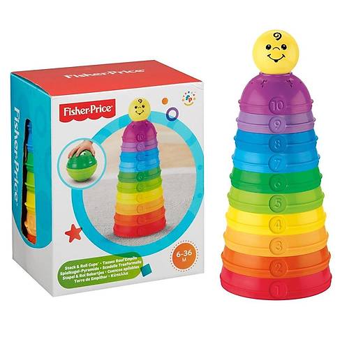 W4472 Fisher-Price� Numaral� Kaplar / S�ralama ve �ekil Ay�rma Oyuncaklar�