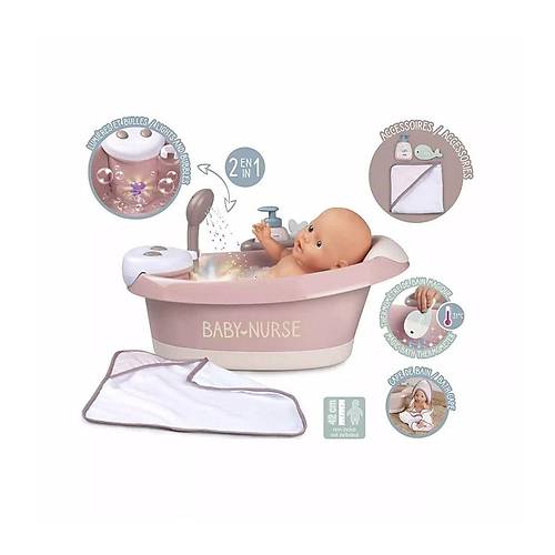 7600220368 Baby Nurse Sesli ve Ikl Balneo Banyo Seti -Simba