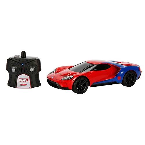 7038 1:16 Marvel Spiderman 2017 Ford GT USB �arjl� Uzaktan Kumandal� Araba