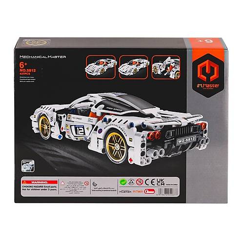 5812 IMM Sper Araba Beyaz Blok Seti 437 Para