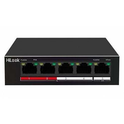 HILOOK NS-0105P-35(B)(O-STD) 4XFE+1XFE UPLINK YNETLEMEZ 35W POE SWTCH