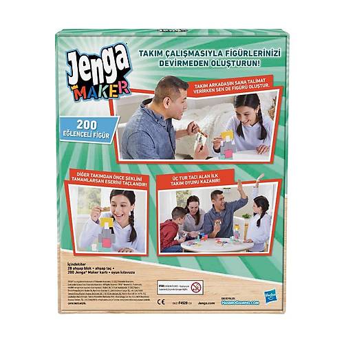 F4528 Hasbro Gaming - Jenga Maker +8 ya�