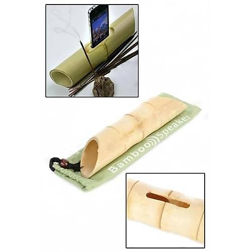 BUFFER 6 x 1 cm Girili Klfl Bambu Aac Akustik Ses Ykseltici Aparat