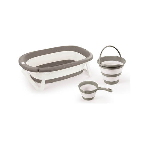 7273 KATLANAB�L�R ��L� BEBEK BANYO SET� STONE GR�