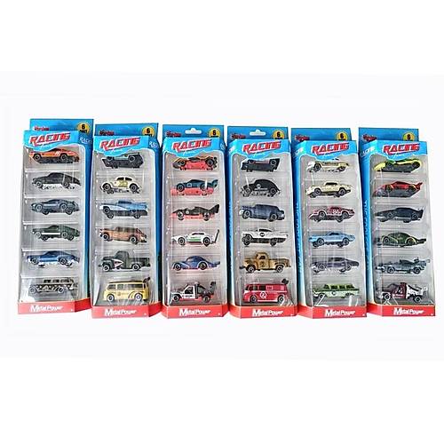 ZQ11316-Vardem Kartela 1:64 Metal 6 Par�a Araba Seti