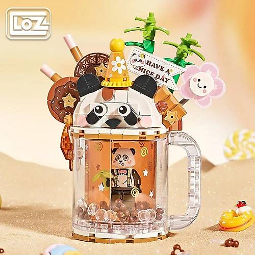 LZ-4206 LOZ PANDA AYI DONDURMA KUPASI 297 PAR�A BLOCK OYUNCAK