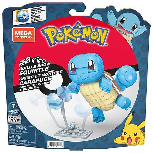 GYH00 MEGA Pokmon Squirtle - Yap ve Oyna Figrler 199 para +7 ya