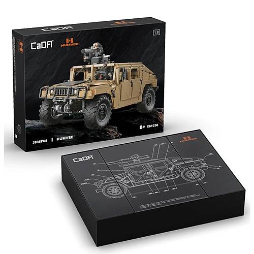 C61036W CADA Humvee Arazi Arac� Blok Set BLOCK OYUNCAK