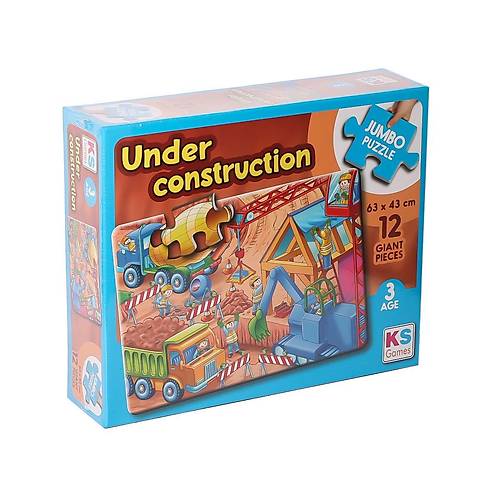 JP 314004 Under Construction Jumbo Puzzle 12 Par�a