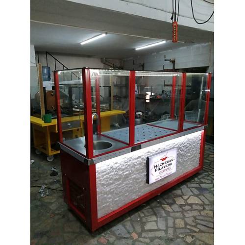Pilav Ayran Tezgah Krmz Model