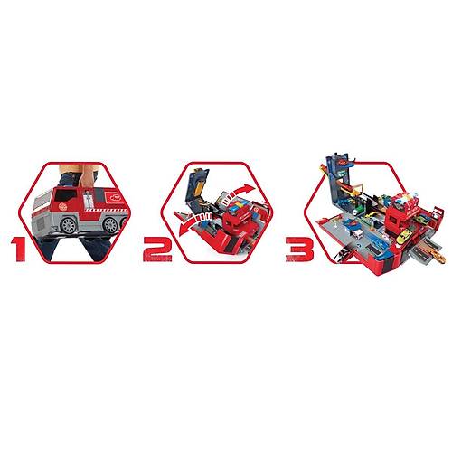 203719005 Folding Fire Truck Playset