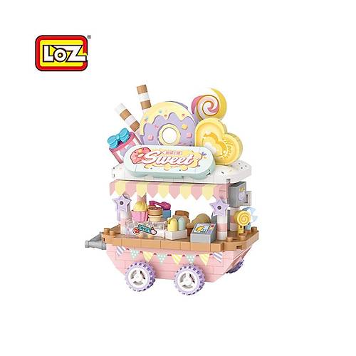 LZ-8855 LOZ TATLI SEPET� ARABASI 300 PAR�A BLOCK OYUNCAK
