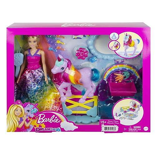GTG01 Barbie, Bebek ve Tek Boynuzlu At, Dreamtopia Hayaller �lkesi