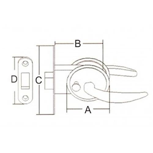 Kap kilidi A62 92MM