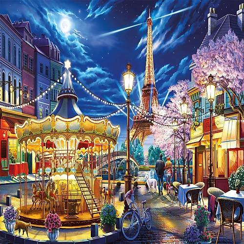20795 PUZZLE 1000 N�GHET L�HGT OF PAR�S
