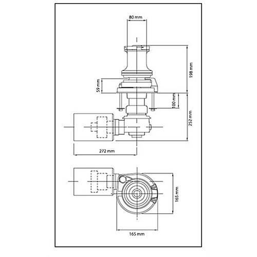 Maxwell VW 1000 Serisi 1000W 24V 6-8 mm Tamburlu Dik Irgat