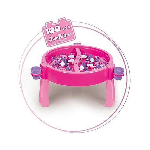 2572 UNICORN 100 PCS BLOKLU AKTIVITE MASASI MONTAJ