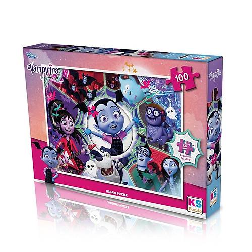 VP714 Vampirina 100 Par�a �ocuk Puzzle -KS Puzzle