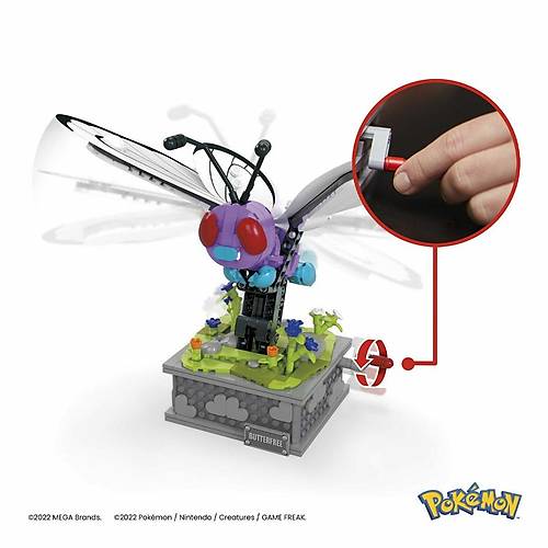 HKT22 MEGA� Pok�mon� Motion Butterfree 582 par�a +12 ya�