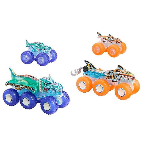HYJ29 Hot Wheels Monster Trucks Power Smashers �oklu Paket