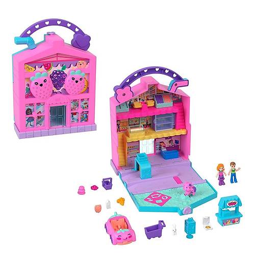 HRD45 Polly Pocket Elenceli Market Oyun Seti