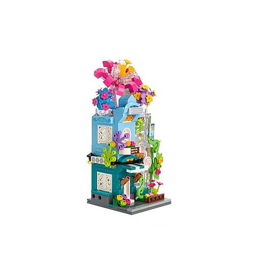 KP28016 Keeppley City Corner - Greenness Flower Shop - �i�ek�i 356 Par�a Yap�m Seti