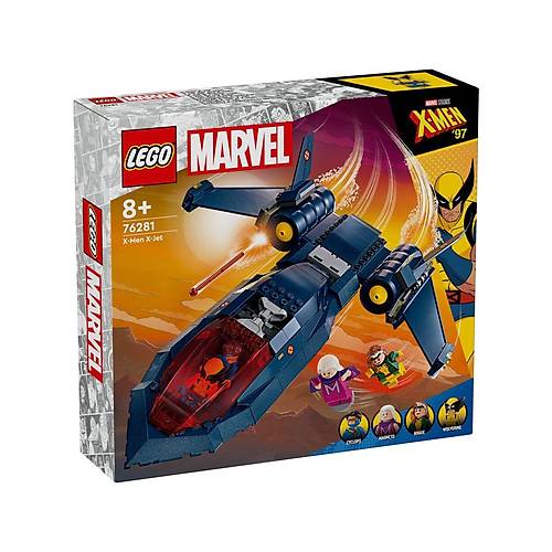 76281 Lego Marvel X-Men X-Jet 359 para +8 ya