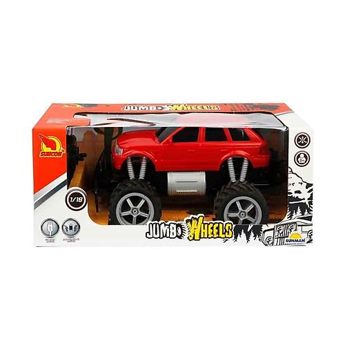 80012 1:18 Uzaktan Kumandal� Jumbo Wheels Usb �arjl� Araba