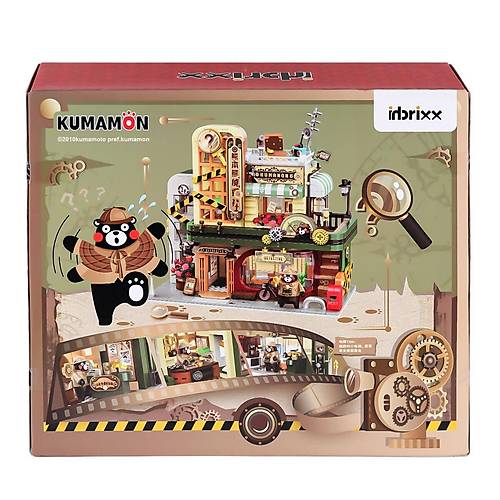 P880035 PANLOS Brick - Kumamon Dekektiflik Ofisi 1286 Par�a Yap�m Seti