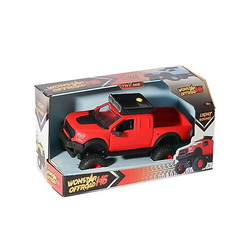 4016 Sesli ve I��kl� Wonstar Offroad  Araba 1:16  -Zuzutoys