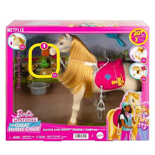 HXJ42 Barbie ve Dans�� At� - Barbie Mysteries: The Great Horse Chase