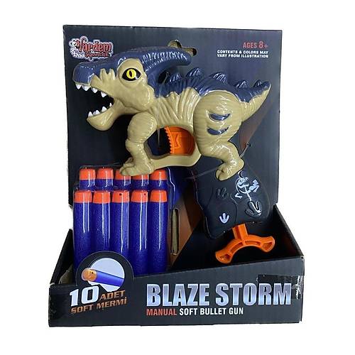 ZC7128-26-27-28 Yumu�ak Mermili Dinazor - Vardem Oyuncak