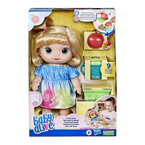 F7356 Baby Alive Bebeim ile Elenceli Yudumlar Sarn +3 ya