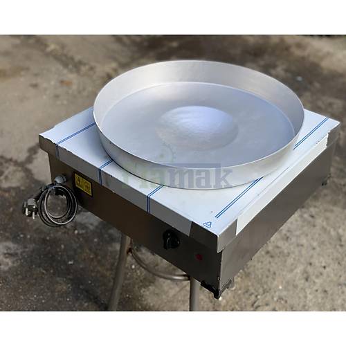 Paslanmaz Elektrikli Tantuni Oca 60x60 cm | Orta Boy Et ve Tavuk Tantuni Hazrl