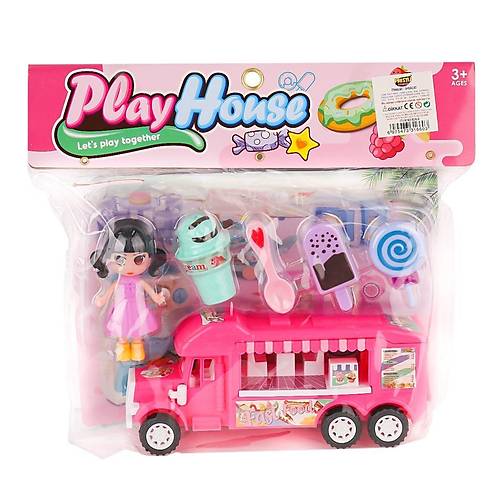 828-6 Bebekli Karavan Oyun Seti -Prestij Oyuncak