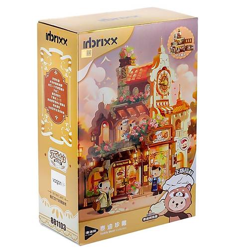 P881103 PANLOS Brick - Teddy Koleksiyonu - Pastane 1547 Par�a Yap�m Seti