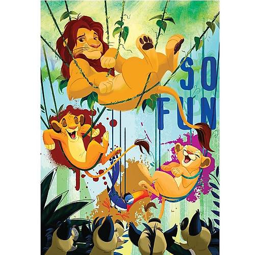 LK 709 Puzzle 50 Par�a/LION KING PUZZLE