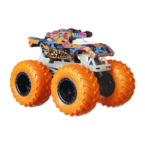 HCB57 Monster Trucks Karanl�kta Parlayan Ara�lar, Hot Wheels Monster Trucks - Mattel