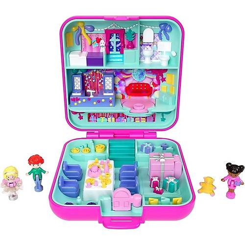 JGK22 Polly Pocket Mattel 80. Y�l �zel Nostaljik Kompakt Oyun Seti
