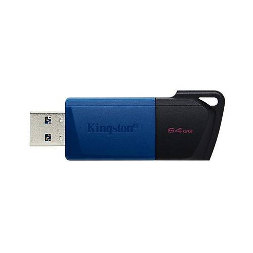 64GB USB 3.2 Gen 1 DataTravelerExodia M (Black + Blue)