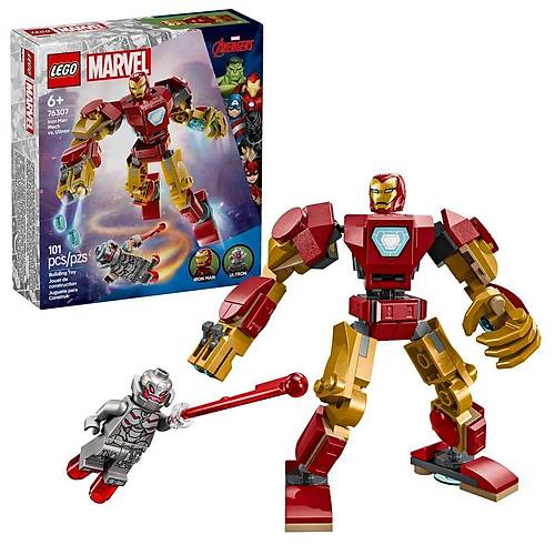 76307 Lego Marvel Iron Man Ultrona Kar 101 para +6 ya