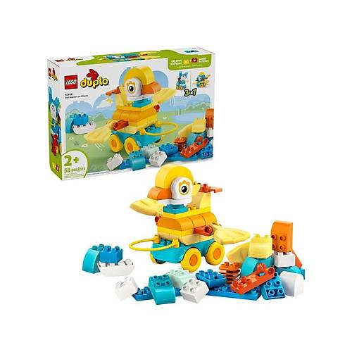 10448 Lego Duplo 3Ƈ Arada Tekerlekli Hayvanlar 58 para +2 ya