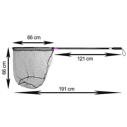 Captain 6783 Kepe Tek Para 120cm Alminyum Sapl 70x60cm  Rubber Tor