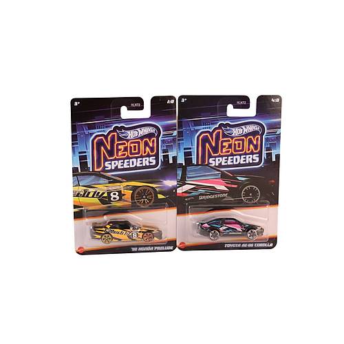 HLH72 Hot Wheels Neon Yarlar Temal Arabalar 10 adet koli ile satlr. Koli fiyatdr.