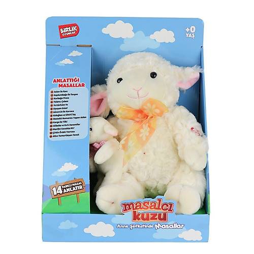M-1117526-12 Trke Yavrulu Masal Anlatan Kuzu -Birliktoys