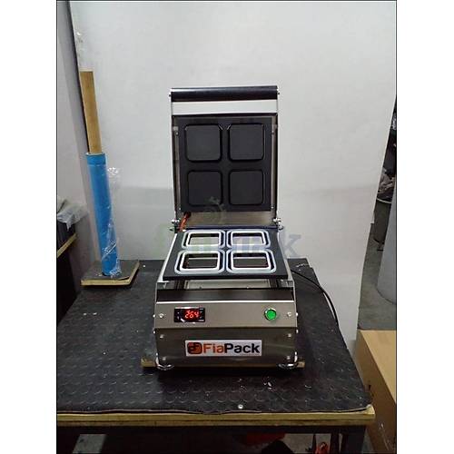 Paslanmaz Kase Tabak Kapatma Makinesi 110x110mm Kuruyemi Taba GMF-110