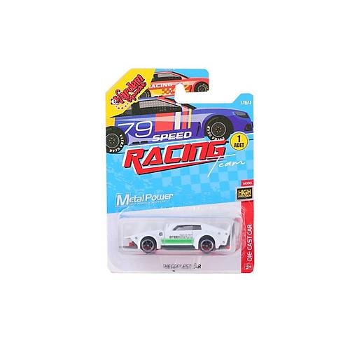 ZQ11311 -Vardem Kartela  Metal Tekli Araba 1:64