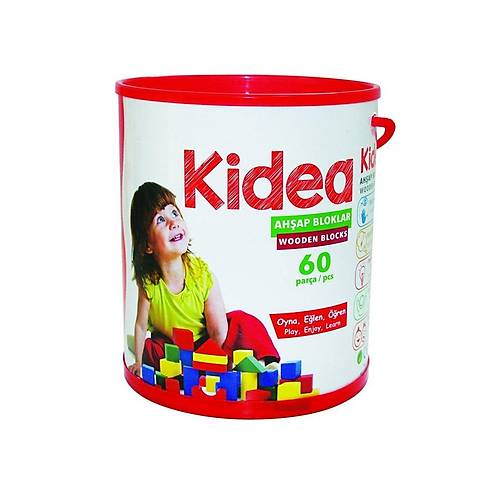 KID-1002 Chiva, 60 Par�a Ah�ap Bloklar