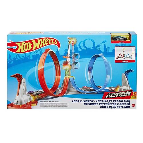 GRW39 Hot Wheels Dikey U�u� Heyecan Yar�� Seti