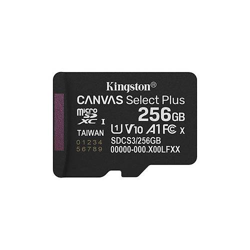 256GB microSDXC Canvas Select Plus Gen3 150MB/s A1 Card + Adapter